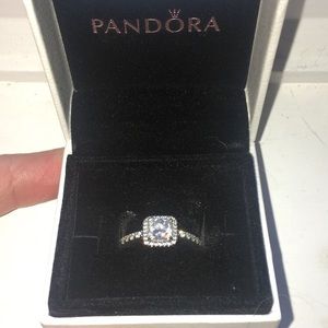 Two Pandora princess rings